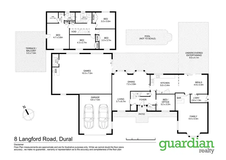 Floorplan of Homely house listing, 8 Langford Road, Dural NSW 2158