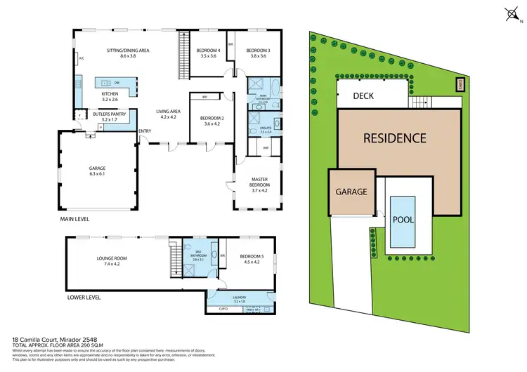 Floorplan of Homely house listing, 18 Camilla Court, Merimbula NSW 2548