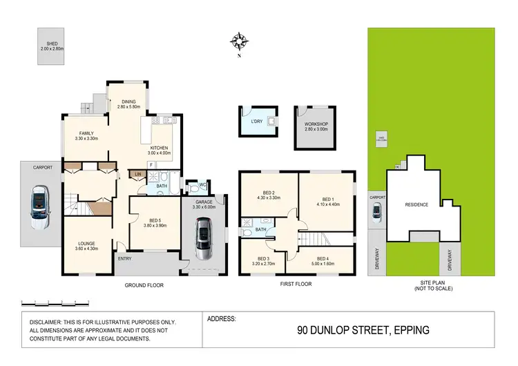 Floorplan of Homely house listing, 90 Dunlop Street, Epping NSW 2121