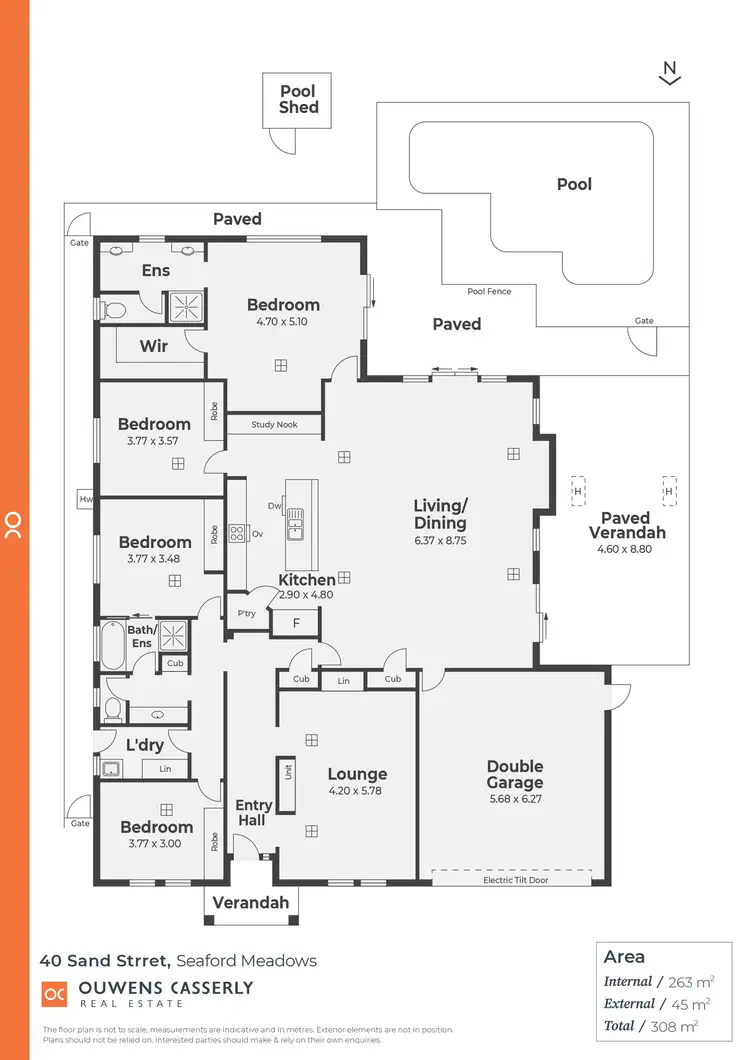 Floorplan of Homely house listing, 40 Sand Street, Seaford Meadows SA 5169
