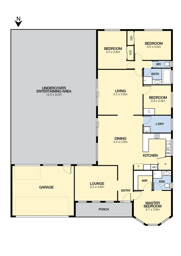 Floorplan of Homely house listing, 1 Dustin Court, Sydenham VIC 3037
