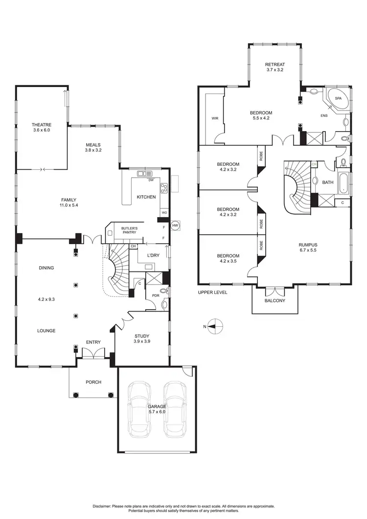 Floorplan of Homely house listing, 55 Vears Road, Glen Iris VIC 3146