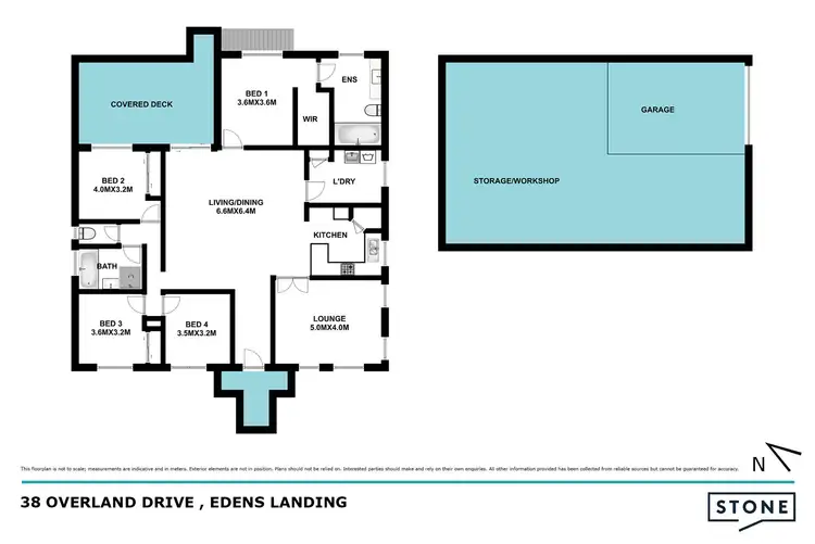 Floorplan of Homely house listing, 38 Overland Drive, Edens Landing QLD 4207