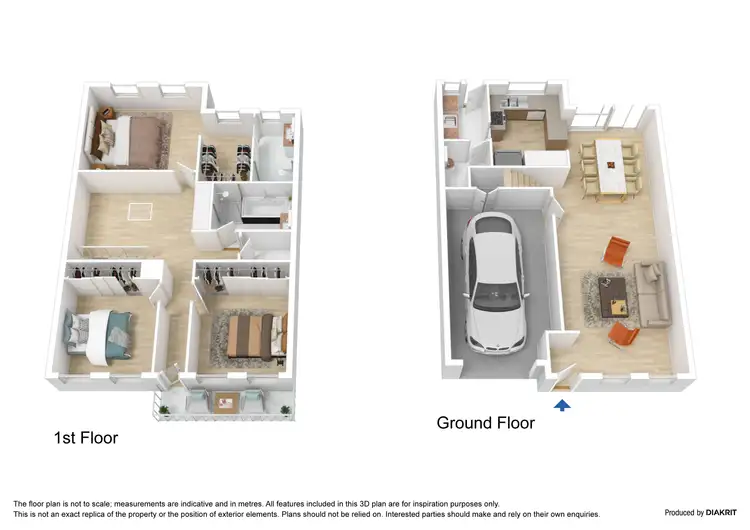 Floorplan of Homely townhouse listing, 6/14 Mickleton Grove, Point Cook VIC 3030
