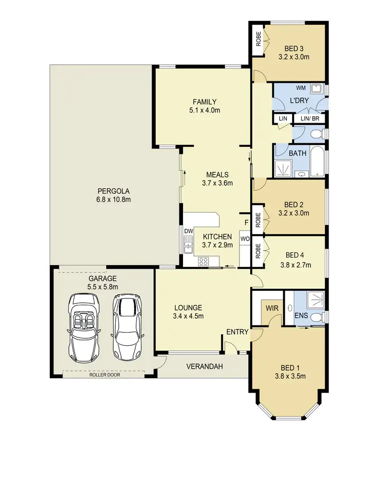 Floorplan of Homely house listing, 27 Panorama Drive, Hillside VIC 3037