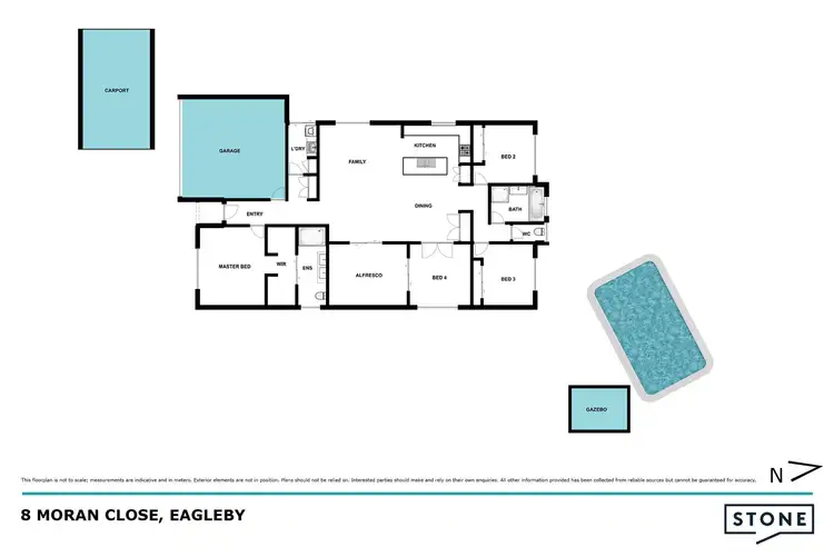 Floorplan of Homely house listing, 8 Moran Close, Eagleby QLD 4207