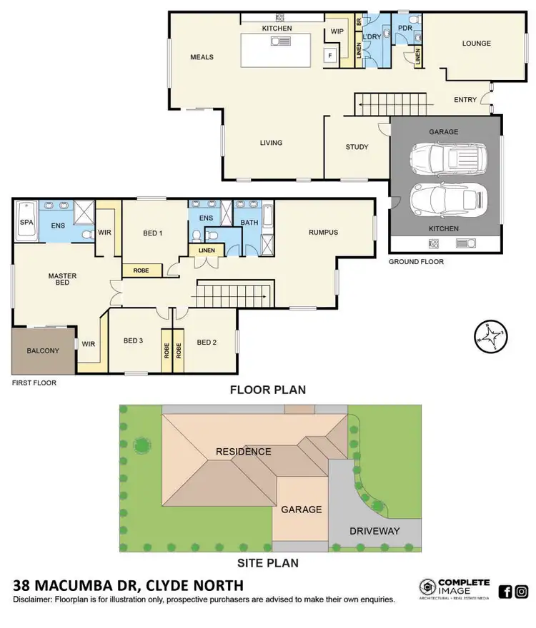 Floorplan of Homely house listing, 38 Macumba Drive, Clyde North VIC 3978