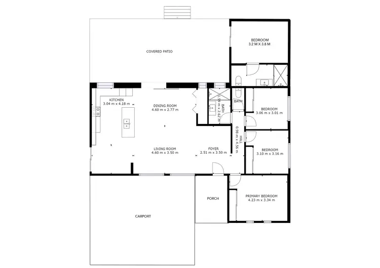 Floorplan of Homely house listing, 17 Rogers Close, Whitfield QLD 4870