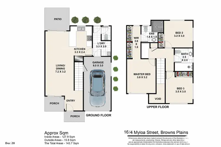 Floorplan of Homely townhouse listing, 16/4 Myola Street, Browns Plains QLD 4118