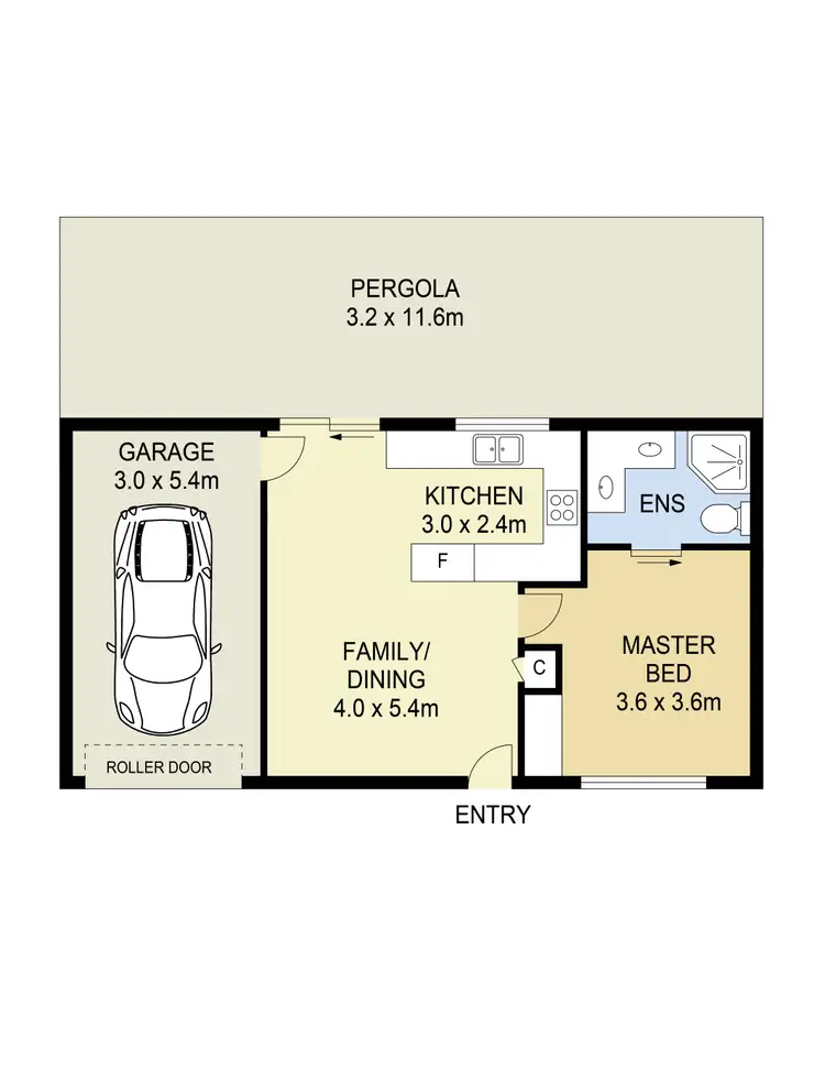 Floorplan of Homely unit listing, 16/110 Delbridge Drive, Sydenham VIC 3037