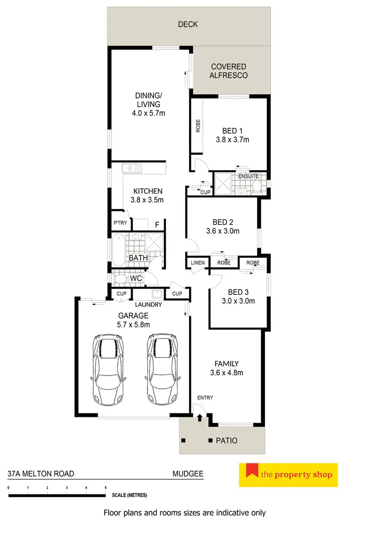 Floorplan of Homely house listing, 37A Melton Road, Mudgee NSW 2850