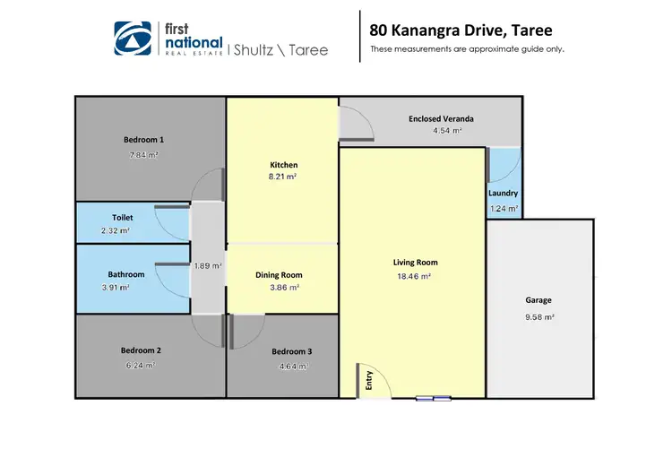 Floorplan of Homely house listing, 80 Kanangra Drive, Taree NSW 2430