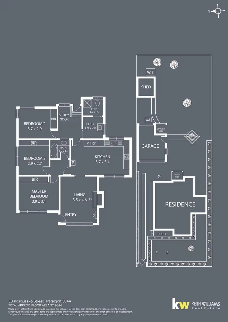 Floorplan of Homely house listing, 30 Kosciuszko Street, Traralgon VIC 3844