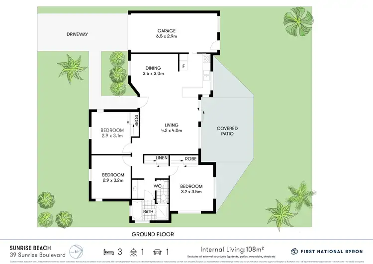Floorplan of Homely house listing, 39 Sunrise Boulevard, Byron Bay NSW 2481