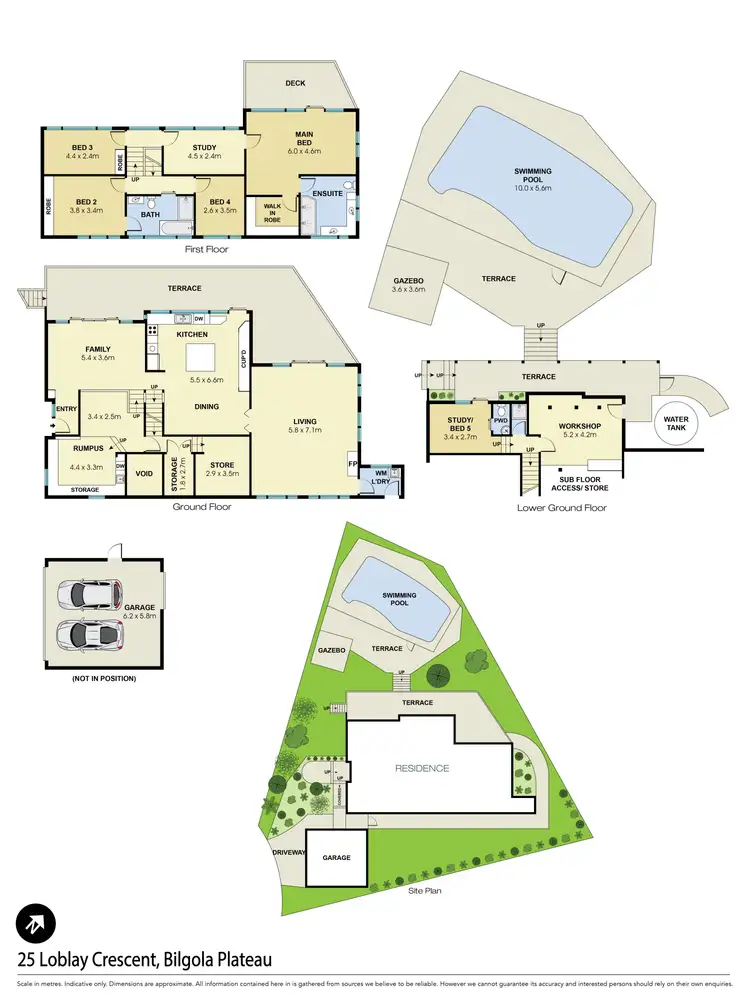 Floorplan of Homely house listing, 25 Loblay Crescent, Bilgola Plateau NSW 2107