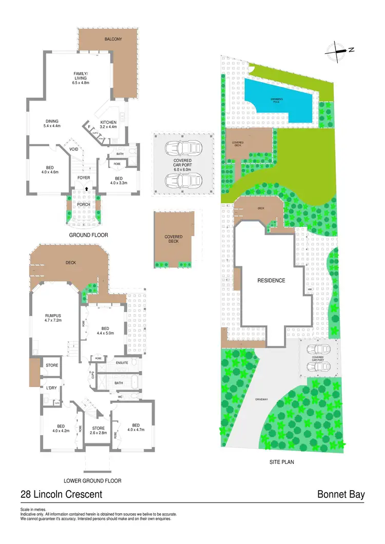 Floorplan of Homely house listing, 28 Lincoln Crescent, Bonnet Bay NSW 2226