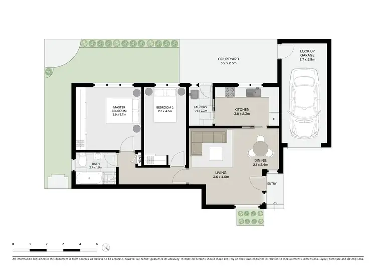 Floorplan of Homely villa listing, 5/25 Regent Street, Bexley NSW 2207