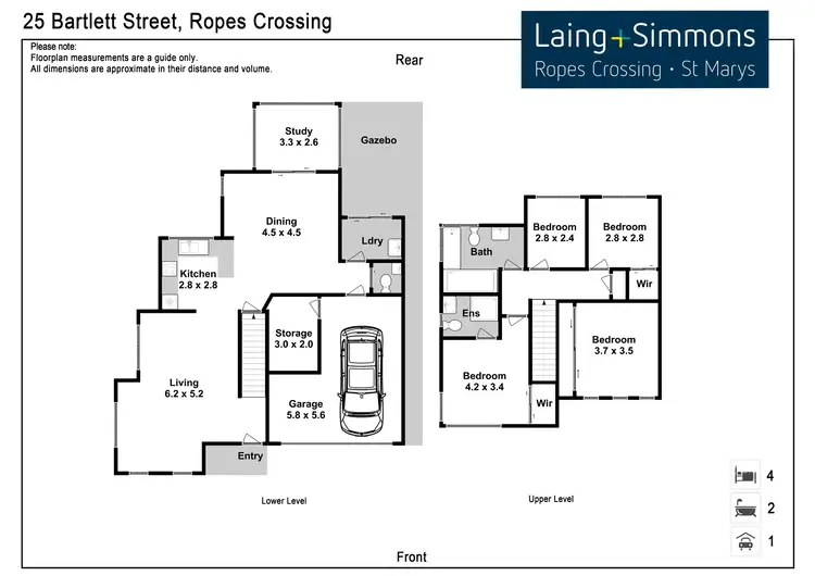 Floorplan of Homely house listing, 25 Bartlett Street, Ropes Crossing NSW 2760