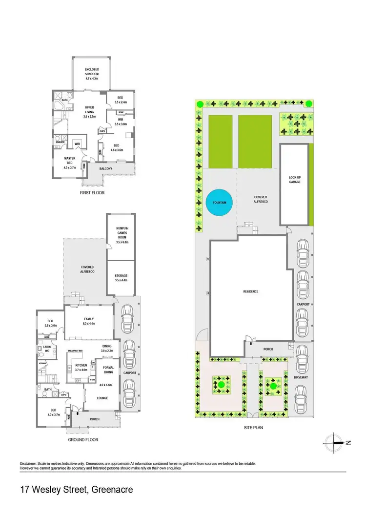 Floorplan of Homely house listing, 17 Wesley Street, Greenacre NSW 2190