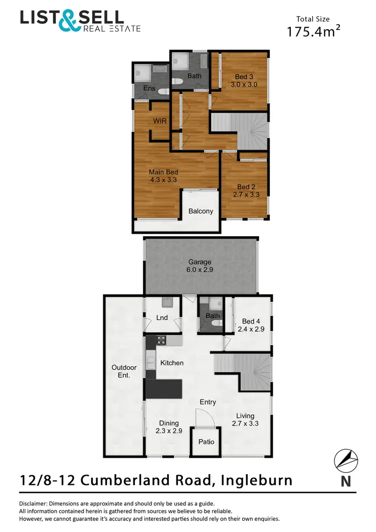 Floorplan of Homely townhouse listing, 3/8-12 Cumberland Road, Ingleburn NSW 2565