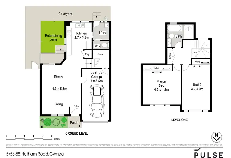 Floorplan of Homely townhouse listing, 5/56-58 Hotham Road, Gymea NSW 2227