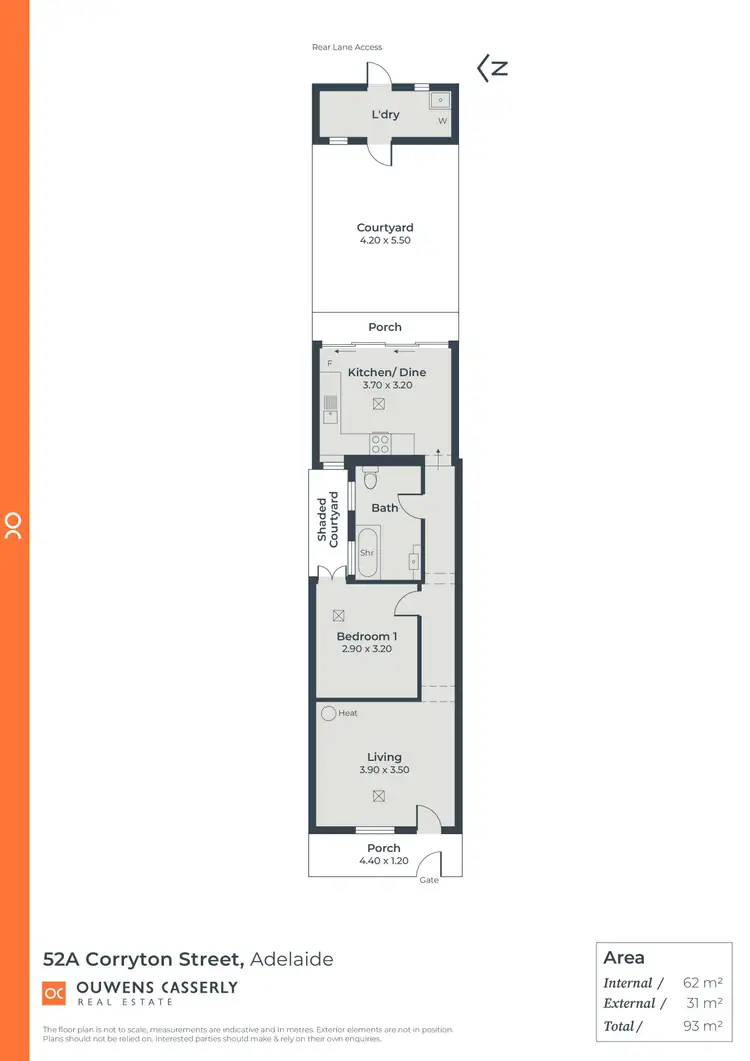 Floorplan of Homely house listing, 52a Corryton Street, Adelaide SA 5000