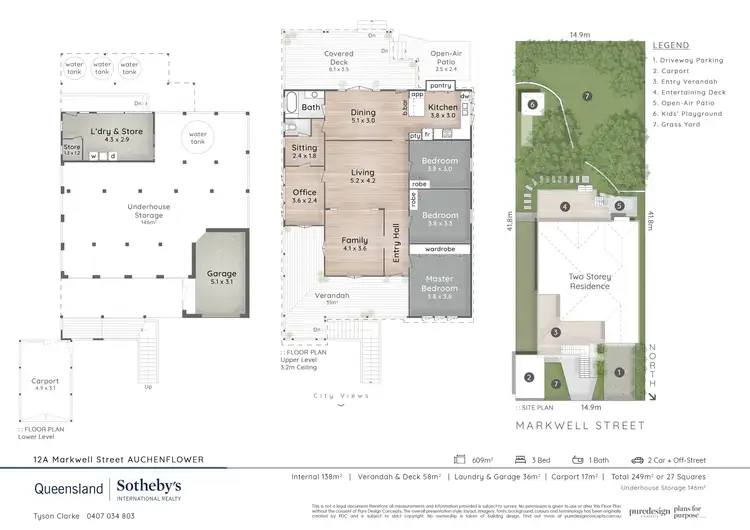 Floorplan of Homely house listing, 12A Markwell Street, Auchenflower QLD 4066