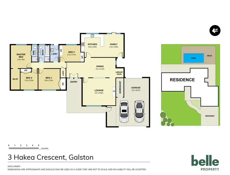 Floorplan of Homely house listing, 3 Hakea Crescent, Galston NSW 2159