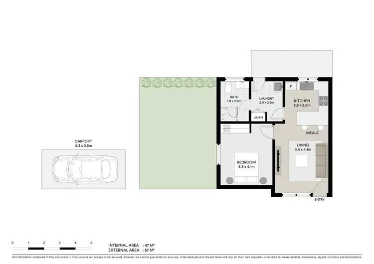 Floorplan of Homely unit listing, 1/52 Church Street, North Geelong VIC 3215