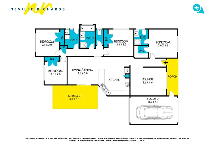 Floorplan of Homely house listing, 8 Panpandi Drive, Clifton Springs VIC 3222