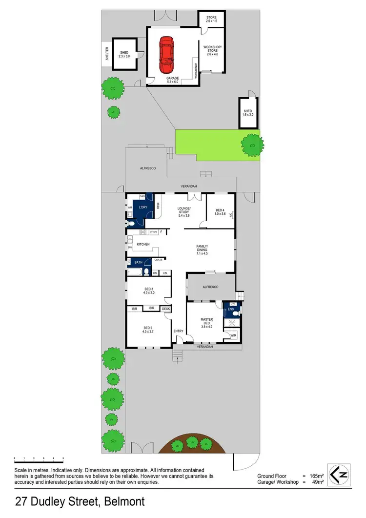Floorplan of Homely house listing, 27 Dudley Street, Belmont VIC 3216