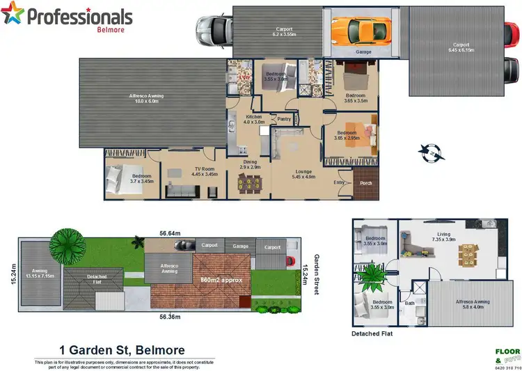 Floorplan of Homely house listing, 1 Garden Street, Belmore NSW 2192