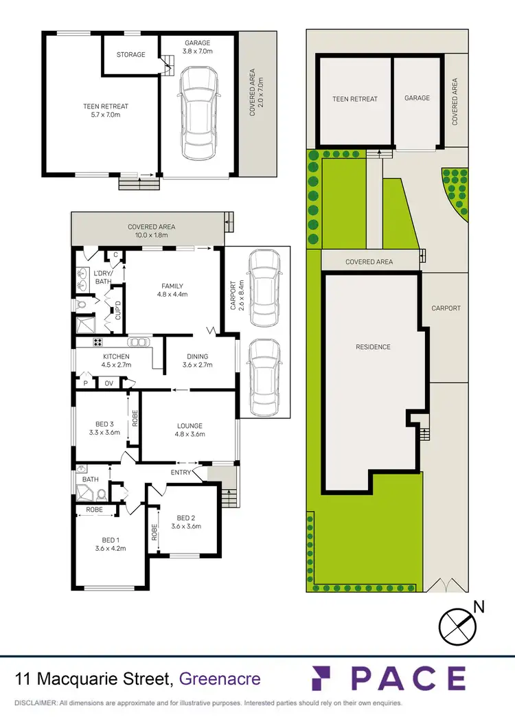 Floorplan of Homely house listing, 11 Macquarie Street, Greenacre NSW 2190