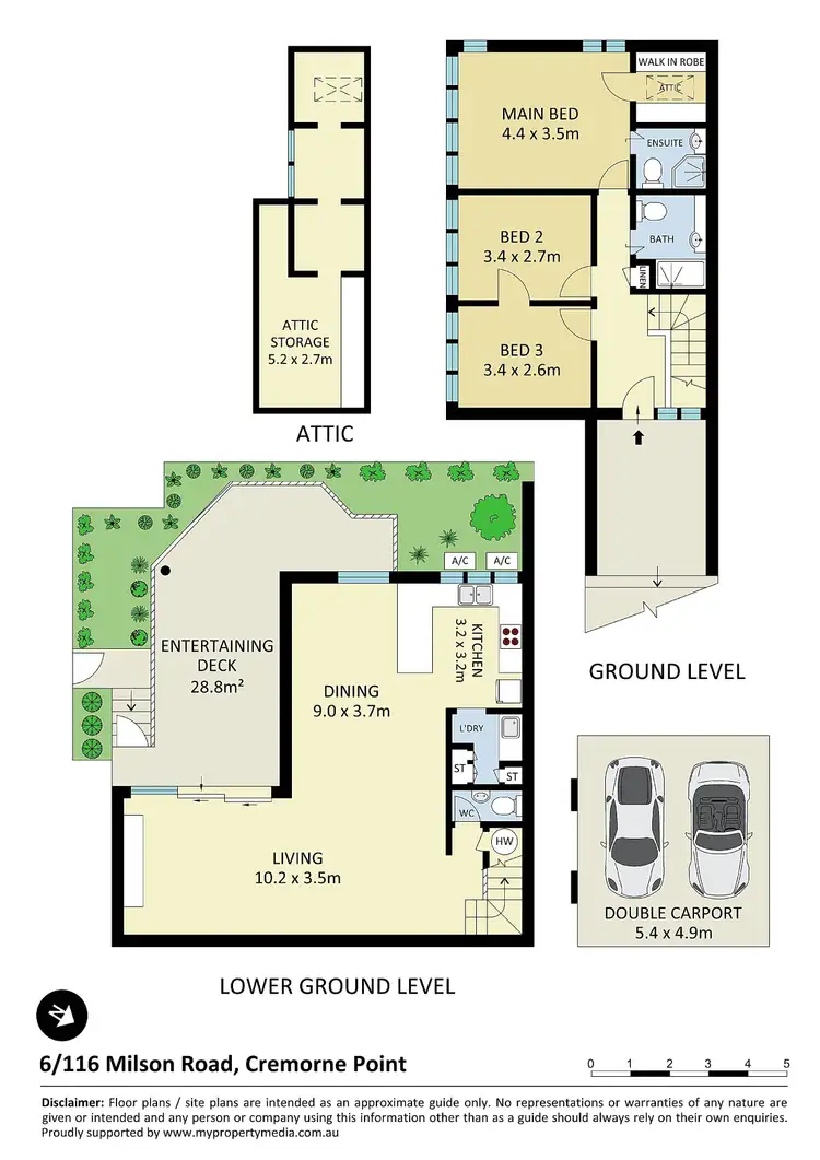Floorplan of Homely apartment listing, 6/116 Milson Road, Cremorne Point NSW 2090