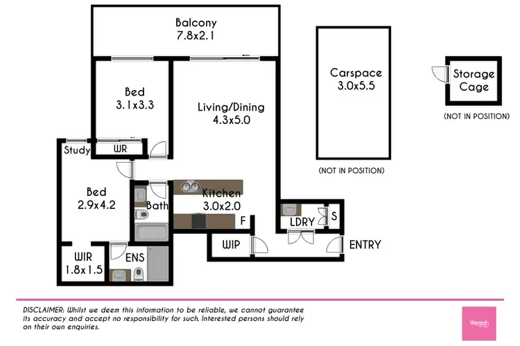 Floorplan of Homely apartment listing, 234/121c Jerralong Drive, Schofields NSW 2762