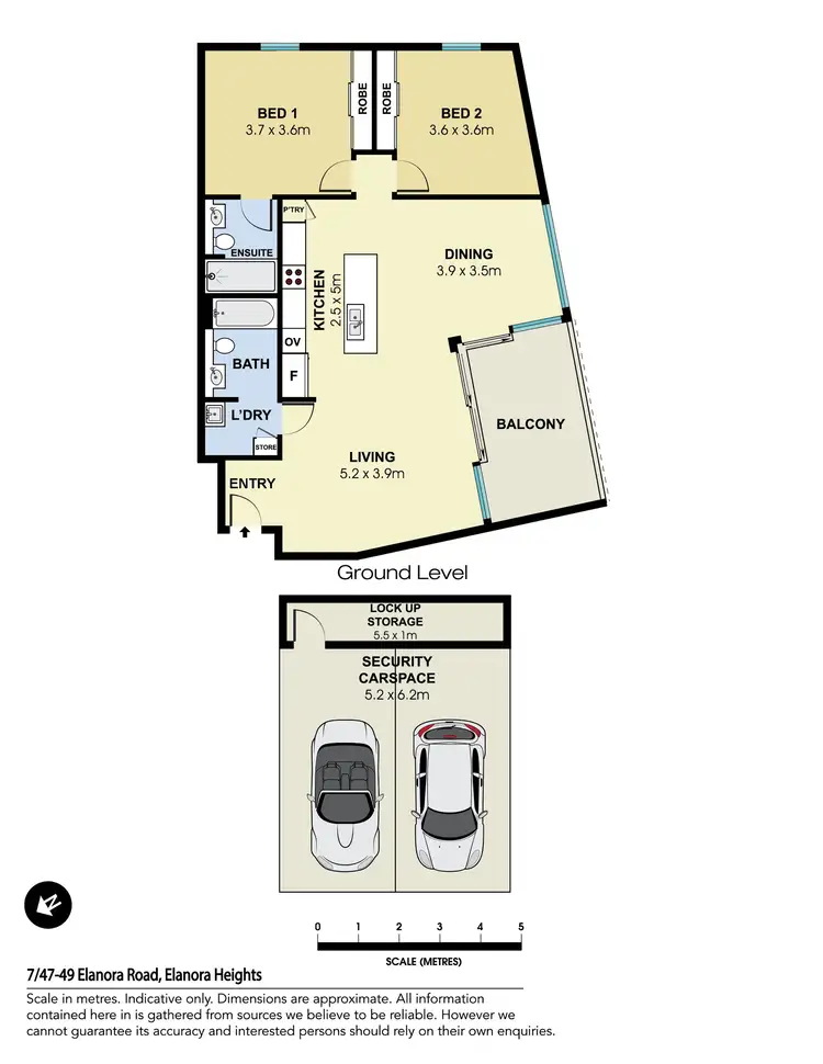 Floorplan of Homely apartment listing, 7/47-49 Elanora Road, Elanora Heights NSW 2101