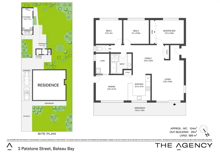 Floorplan of Homely house listing, 3 Patstone Street, Bateau Bay NSW 2261