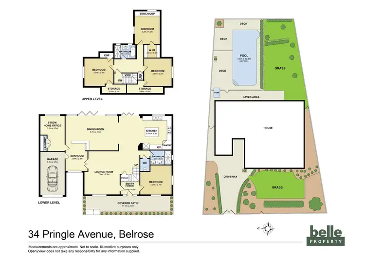 Floorplan of Homely house listing, 34 Pringle Avenue, Belrose NSW 2085