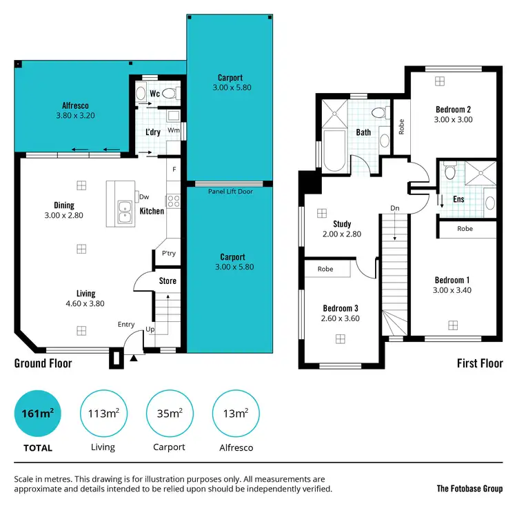 Floorplan of Homely townhouse listing, 6D Kimber Terrace, Kurralta Park SA 5037