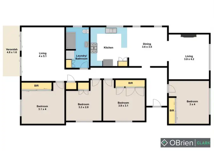 Floorplan of Homely house listing, 53 Charles Street, Warragul VIC 3820