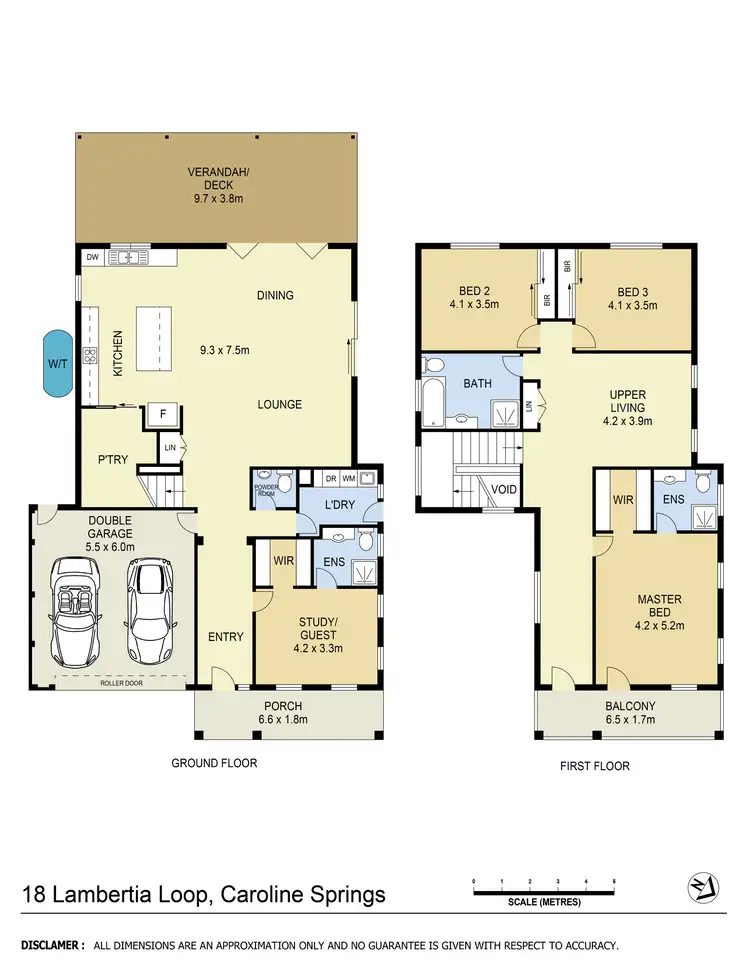 Floorplan of Homely house listing, 18 Lambertia Loop, Caroline Springs VIC 3023