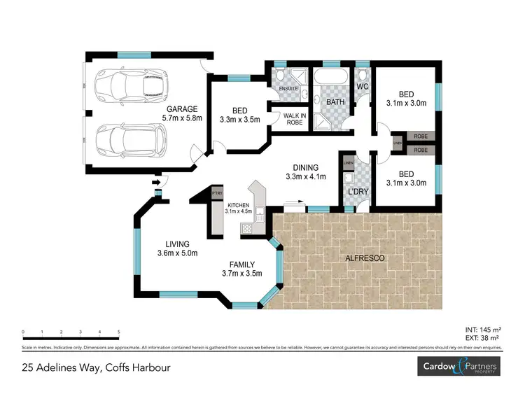 Floorplan of Homely house listing, 25 Adelines Way, Coffs Harbour NSW 2450