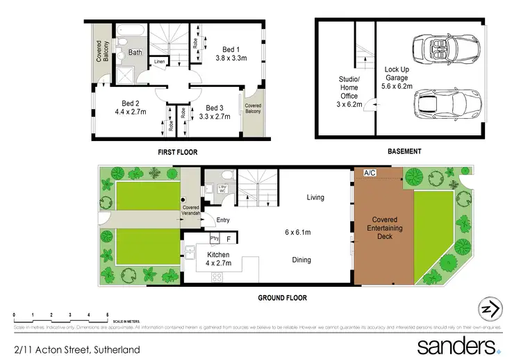 Floorplan of Homely townhouse listing, 2/11-17 Acton Street, Sutherland NSW 2232