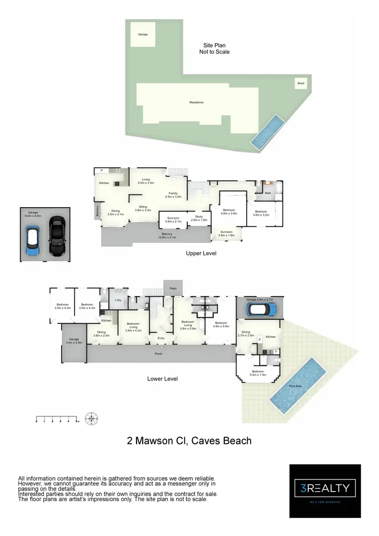 Floorplan of Homely house listing, 2 Mawson Close, Caves Beach NSW 2281