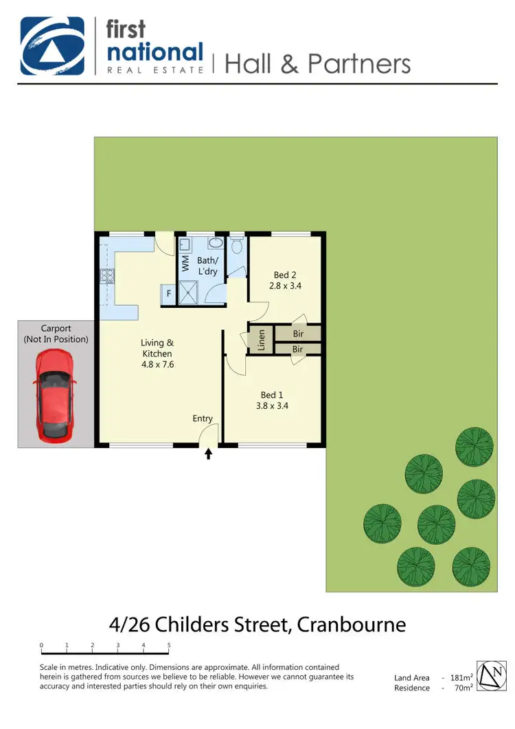 Floorplan of Homely unit listing, 4/26 Childers Street, Cranbourne VIC 3977