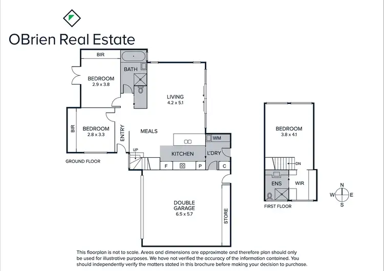 Floorplan of Homely townhouse listing, 2/49 McKay Street, Mordialloc VIC 3195