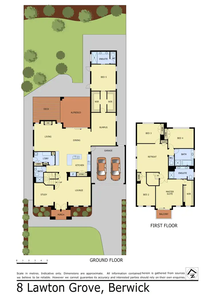 Floorplan of Homely house listing, 8 Lawton Grove, Berwick VIC 3806