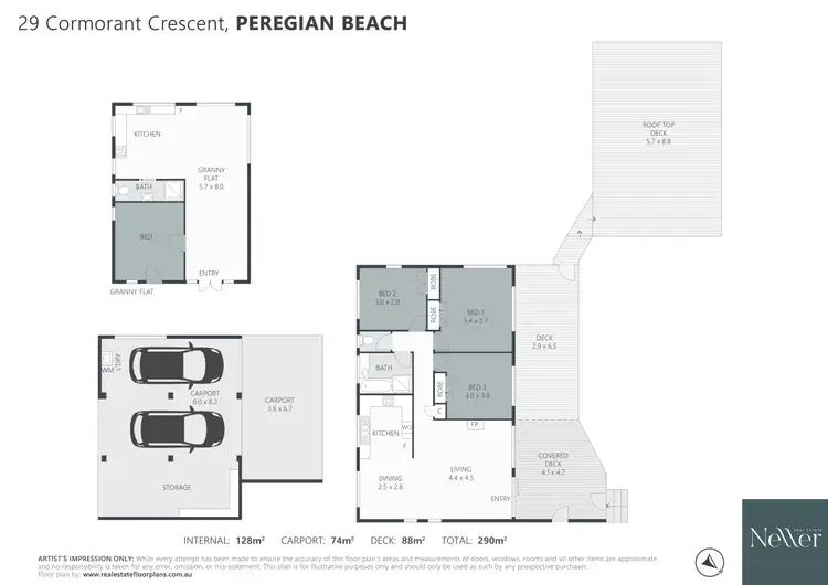Floorplan of Homely house listing, 29 Cormorant Crescent, Peregian Beach QLD 4573