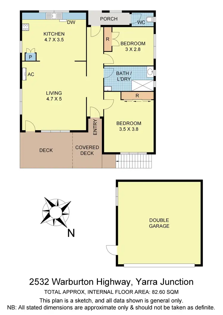 Floorplan of Homely house listing, 2532 Warburton Highway, Yarra Junction VIC 3797