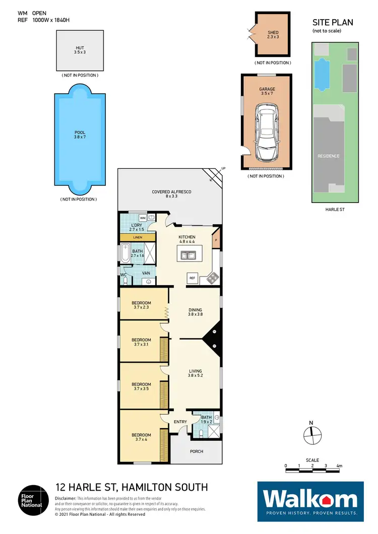 Floorplan of Homely house listing, 12 Harle Street, Hamilton South NSW 2303